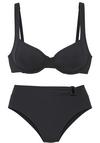 Lascana B&uuml;gel-Bikini Bikini Set Damen - schwarz