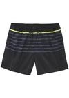 John Devin Badeshorts Badehose Herren - schwarz-grau