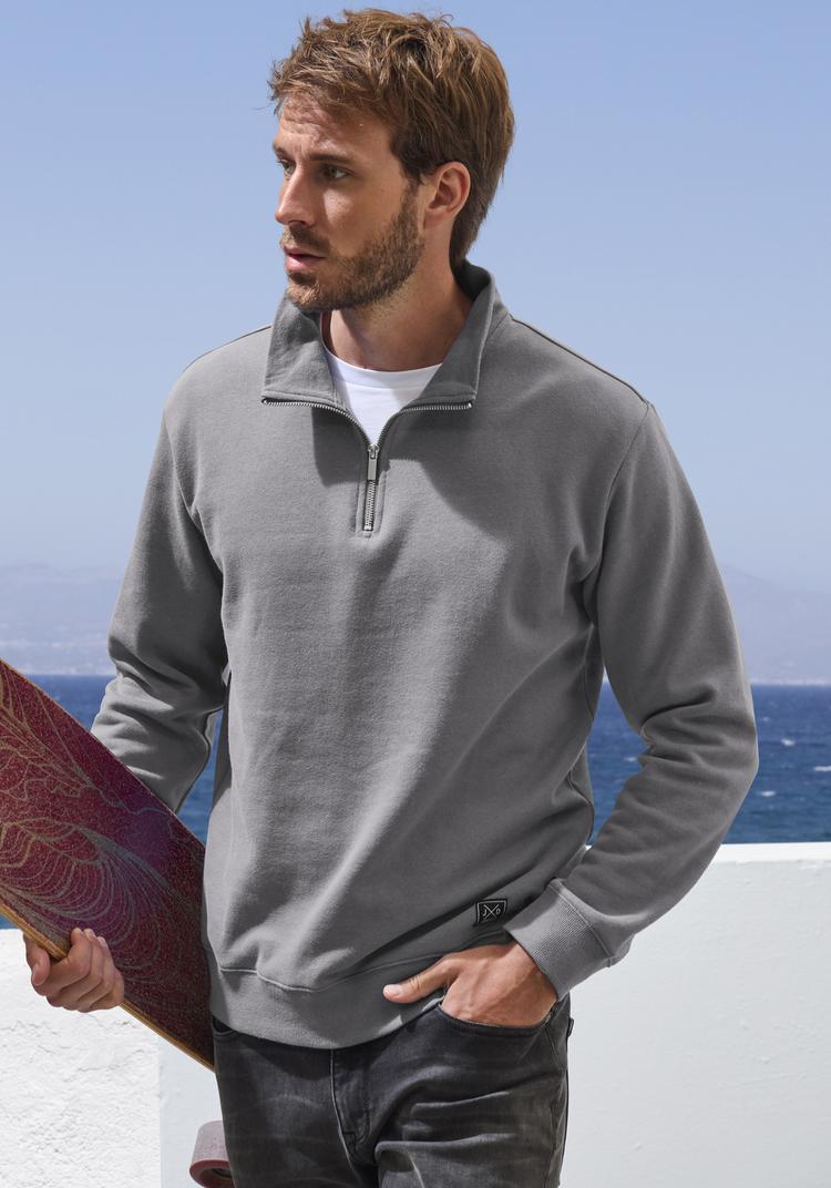 John Devin John Devin Sweatshirt Sweatshirt Herren - grau - 1 | SportScheck
