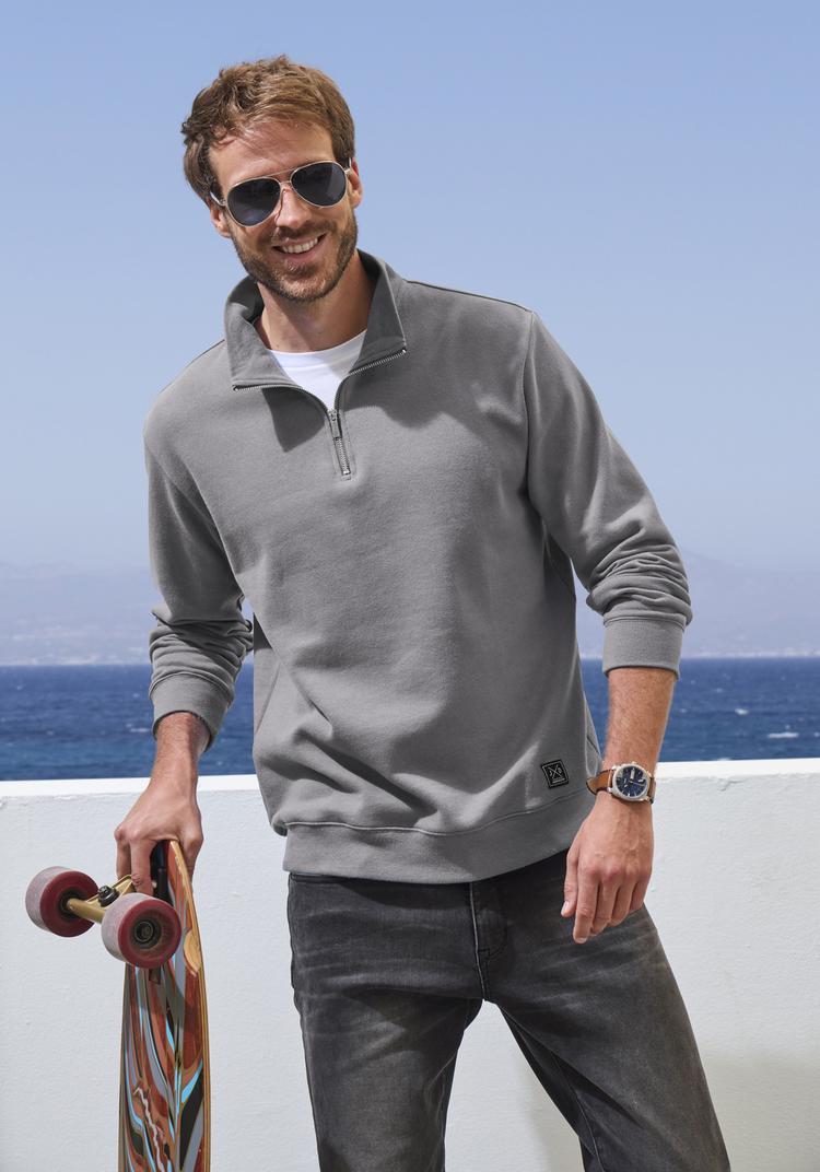 John Devin John Devin Sweatshirt Sweatshirt Herren - grau - 2 | SportScheck