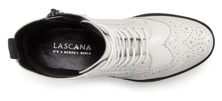 Lascana Lascana Schn&uuml;rboots Boots Damen - wei&szlig; - 1 | SportScheck