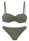 Buffalo B&uuml;gel-Bandeau-Bikini Bikini Set Damen - olive