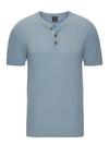 John Devin Henleyshirt T-Shirt Herren - blau