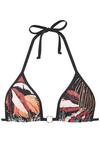sunseeker Triangel-Bikini-Top Bikini Oberteil Damen - schwarz bedruckt