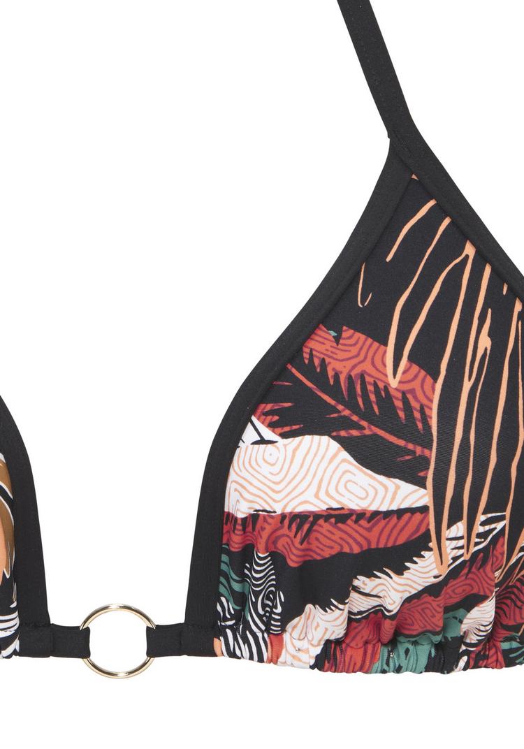 sunseeker sunseeker Triangel-Bikini-Top Bikini Oberteil Damen - schwarz bedruckt - 0 | SportScheck