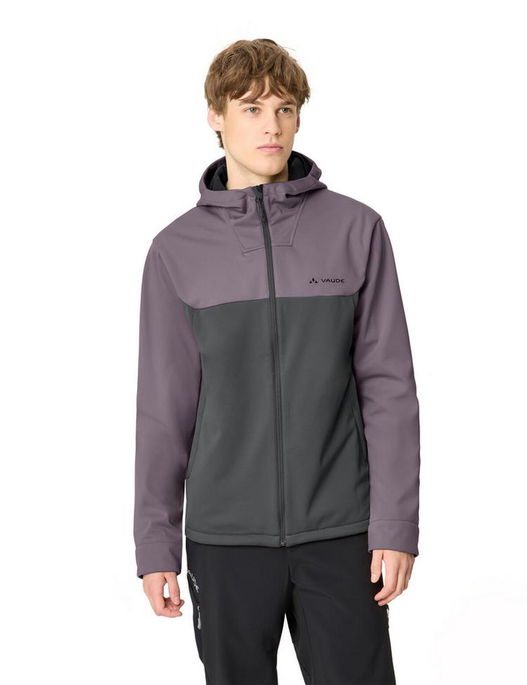 VAUDE VAUDE Men's Qimsa Hooded Softshell Jacket II Fahrradjacke Herren - purple ash - 0 | SportScheck
