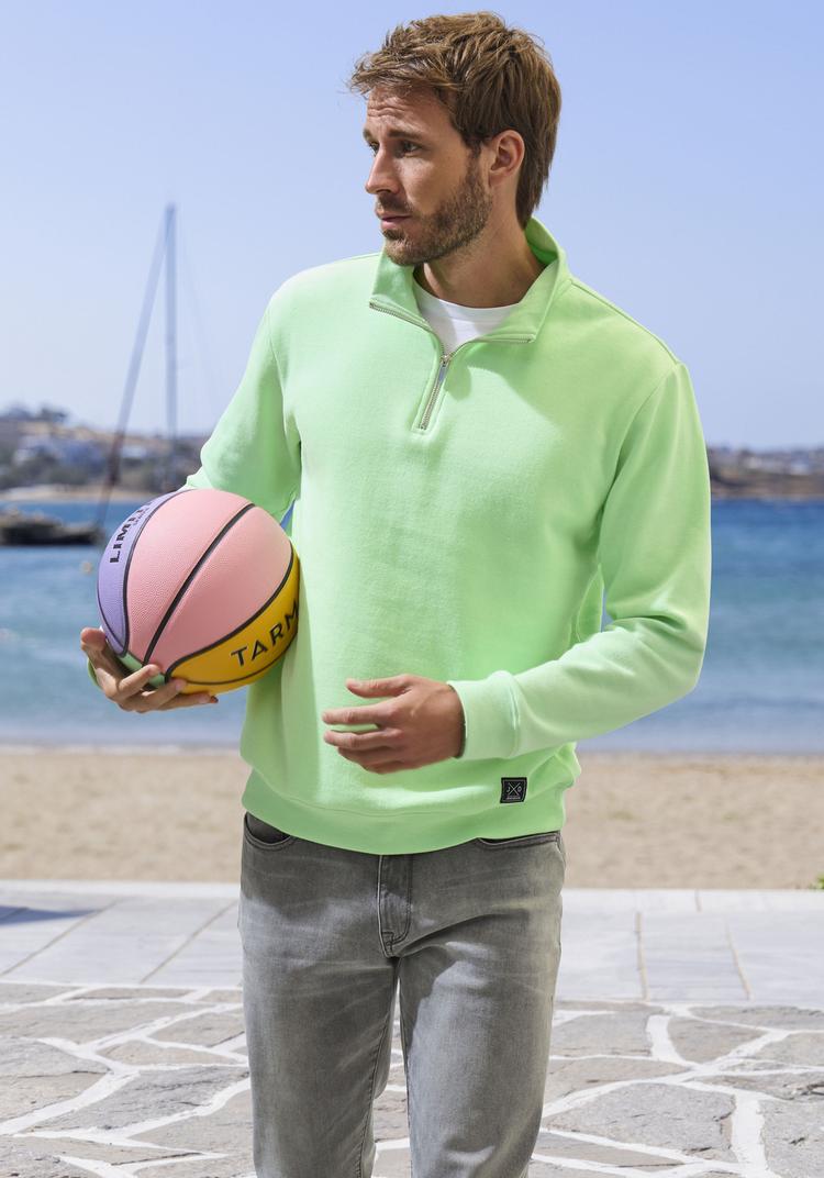 John Devin John Devin Sweatshirt Sweatshirt Herren - lime - 1 | SportScheck