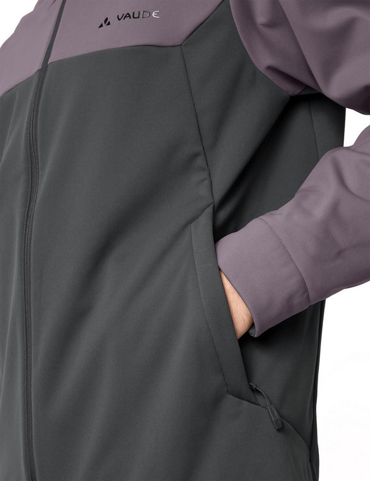 VAUDE VAUDE Men's Qimsa Hooded Softshell Jacket II Fahrradjacke Herren - purple ash - 0 | SportScheck