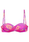 VENICE BEACH B&uuml;gel-Bandeau-Bikini-Top Bikini Oberteil Damen - flieder-pink