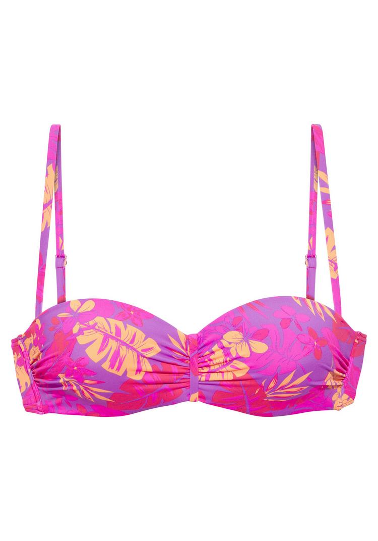 VENICE BEACH VENICE BEACH B&uuml;gel-Bandeau-Bikini-Top Bikini Oberteil Damen - flieder-pink - 0 | SportScheck