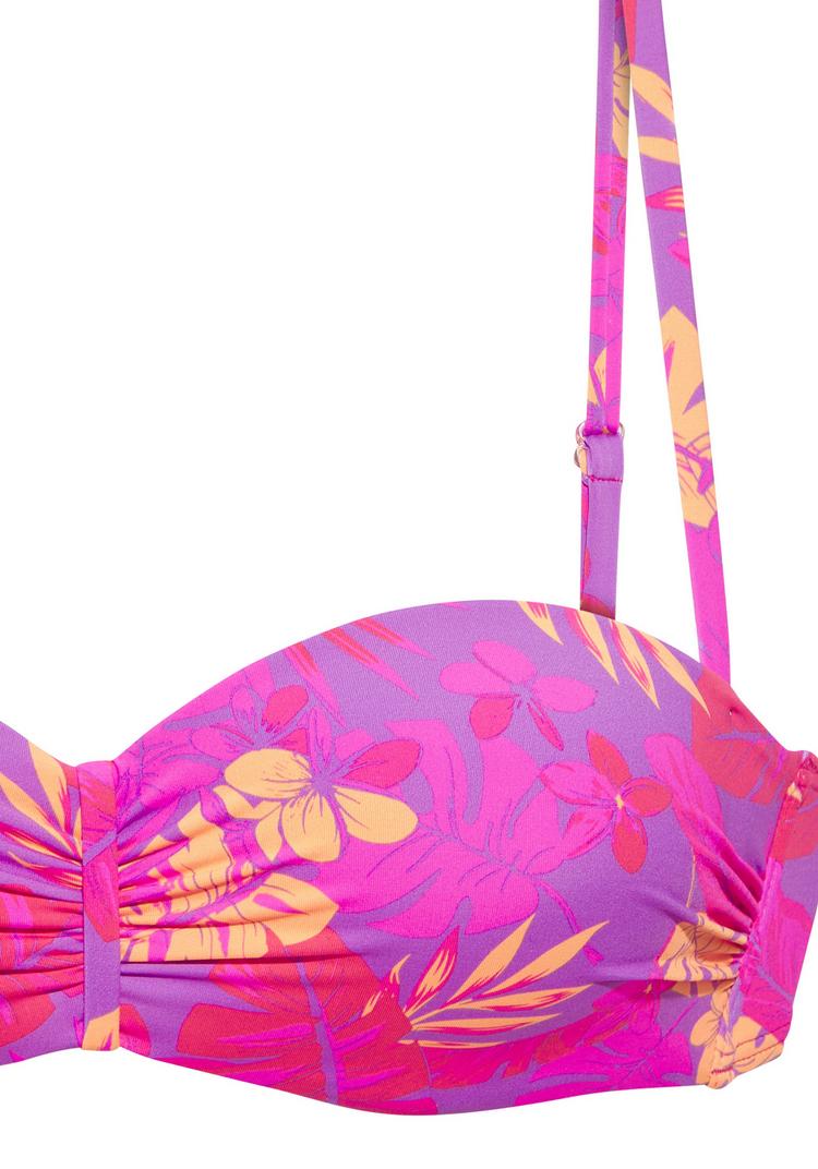 VENICE BEACH VENICE BEACH B&uuml;gel-Bandeau-Bikini-Top Bikini Oberteil Damen - flieder-pink - 0 | SportScheck