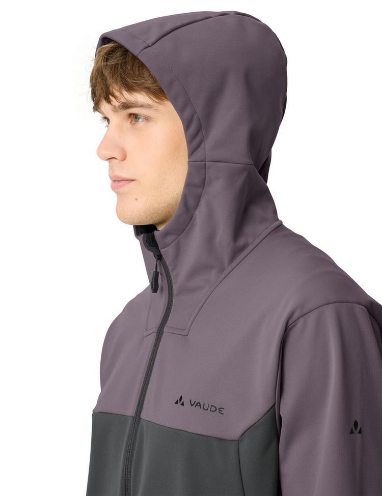 VAUDE VAUDE Men's Qimsa Hooded Softshell Jacket II Fahrradjacke Herren - purple ash - 1 | SportScheck