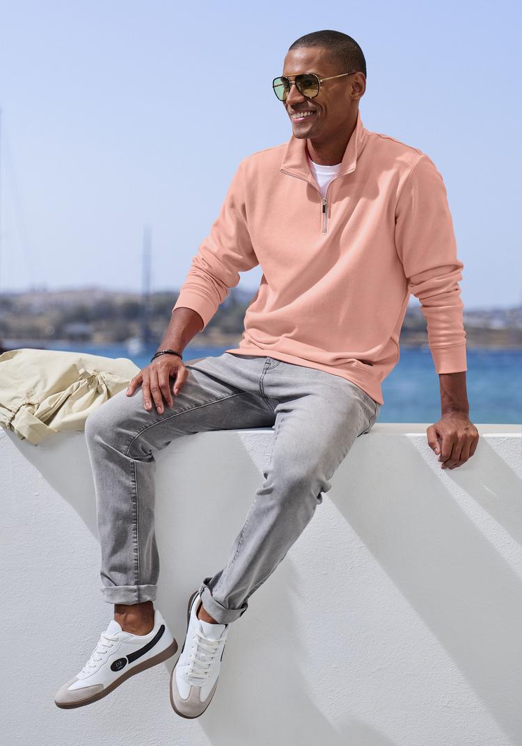 John Devin John Devin Sweatshirt Sweatshirt Herren - apricot - 1 | SportScheck