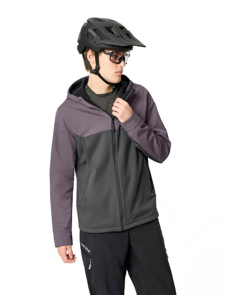 VAUDE VAUDE Men's Qimsa Hooded Softshell Jacket II Fahrradjacke Herren - purple ash - 2 | SportScheck