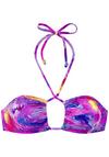 VENICE BEACH Triangel-Bikini-Top Bikini Oberteil Damen - lila print