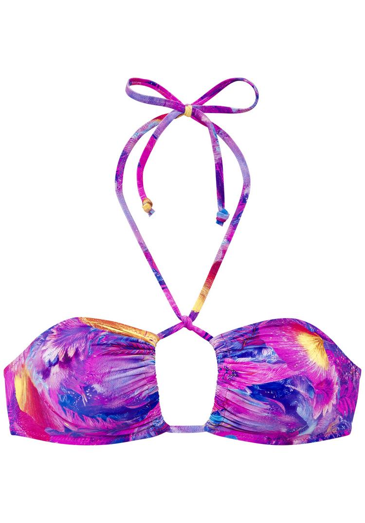 VENICE BEACH VENICE BEACH Triangel-Bikini-Top Bikini Oberteil Damen - lila print - 0 | SportScheck