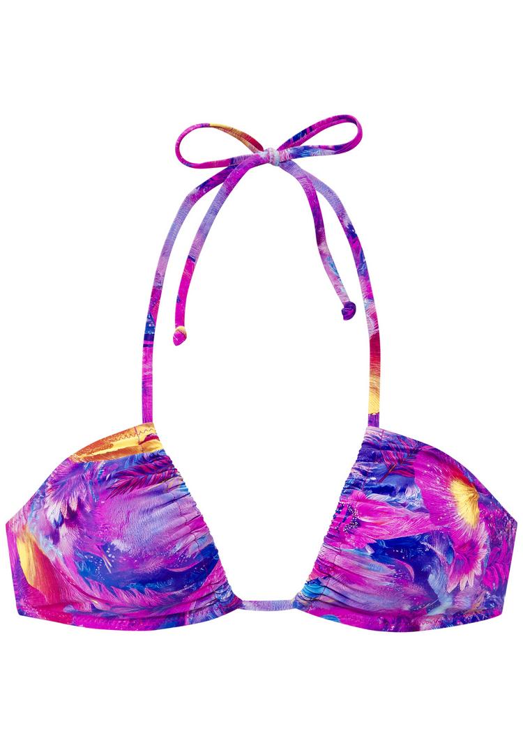 VENICE BEACH VENICE BEACH Triangel-Bikini-Top Bikini Oberteil Damen - lila print - 0 | SportScheck