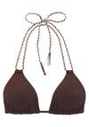 S.OLIVER Triangel-Bikini-Top Bikini Oberteil Damen - kaffee