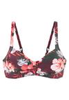Lascana Bandeau-Bikini-Top Bikini Oberteil Damen - oliv-orange