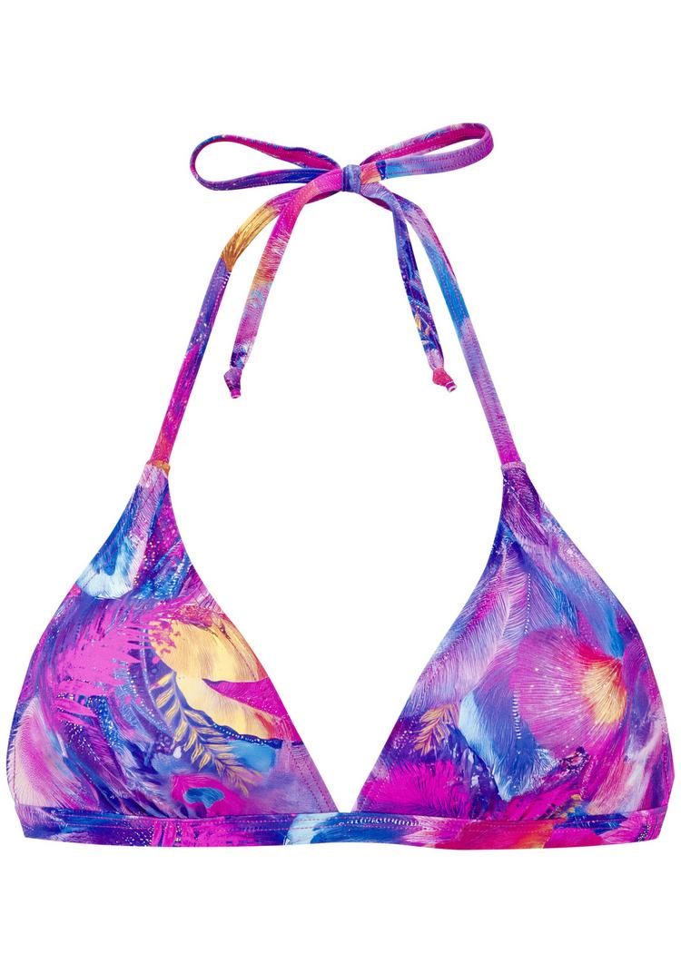 VENICE BEACH VENICE BEACH Triangel-Bikini-Top Bikini Oberteil Damen - lila print - 0 | SportScheck
