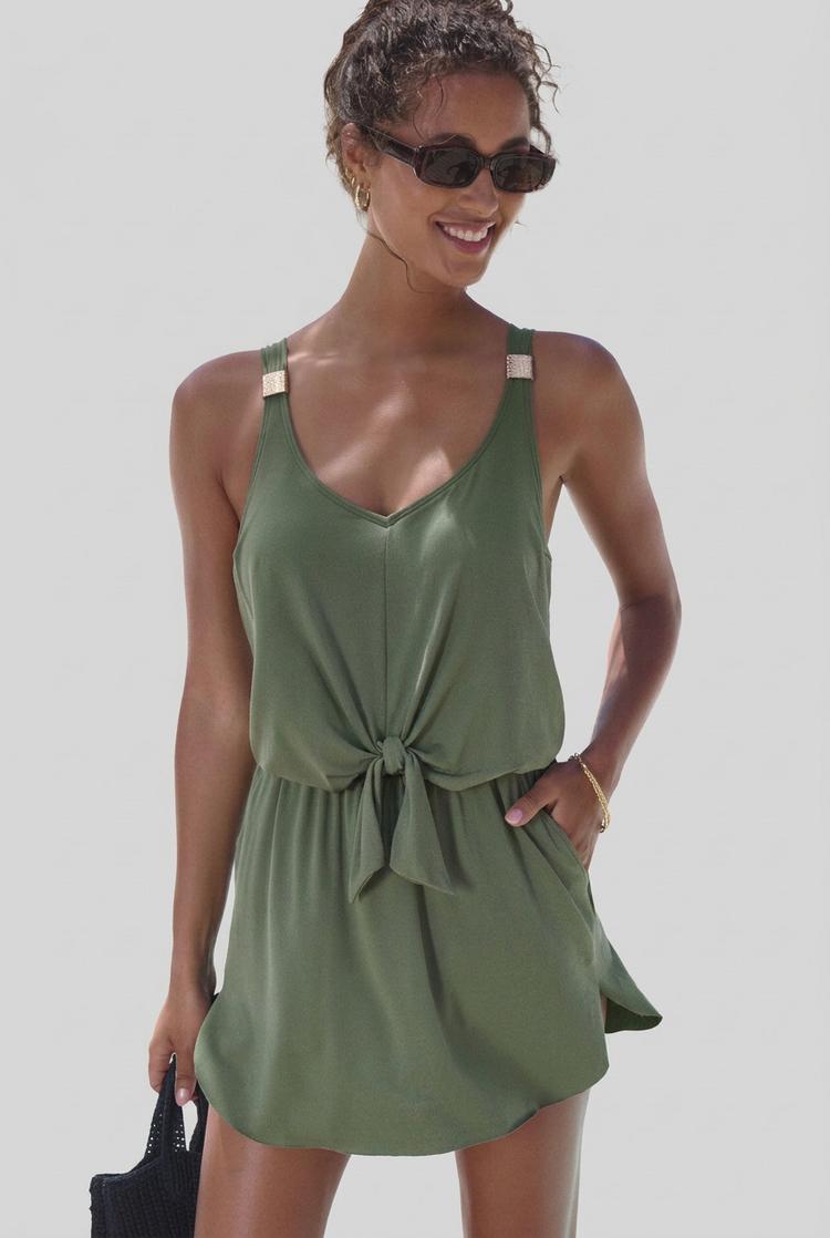 Lascana Lascana Badekleid Badeanzug Damen - olive - 2 | SportScheck