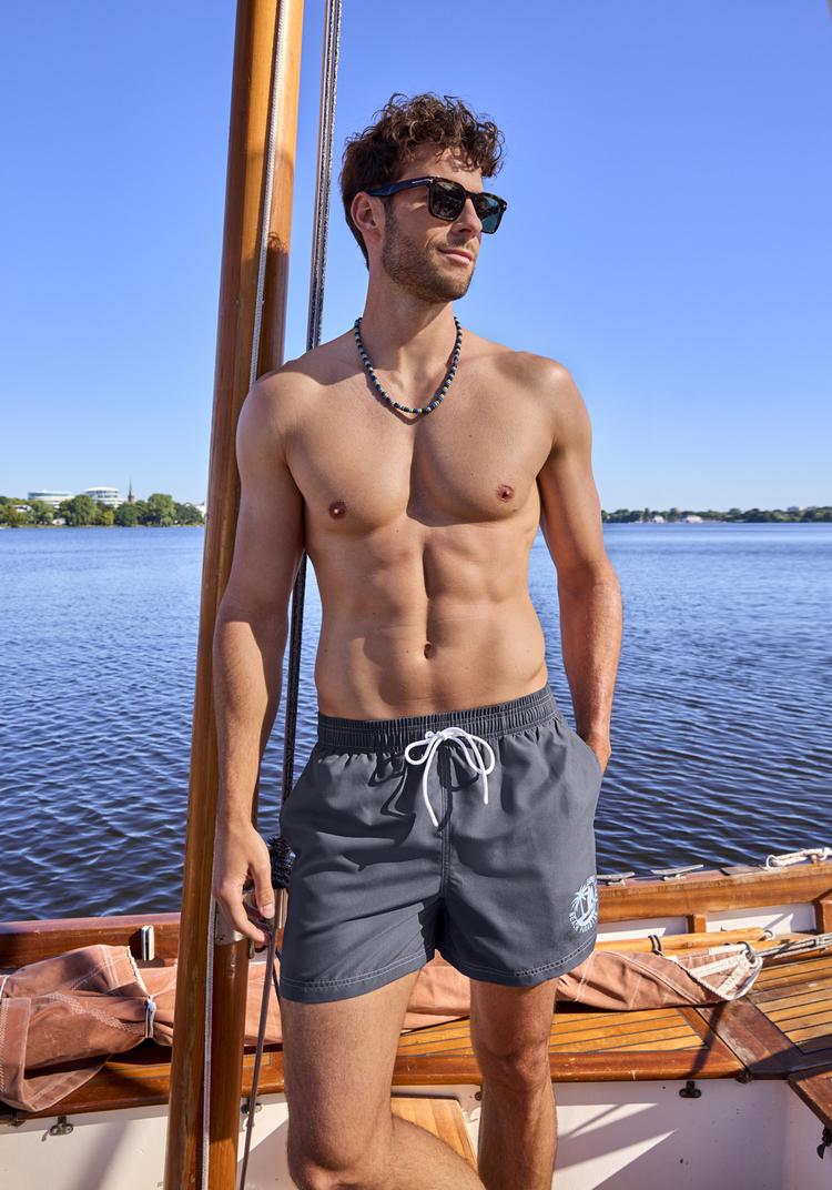 John Devin John Devin Badeshorts Badehose Herren - rauchblau - 0 | SportScheck