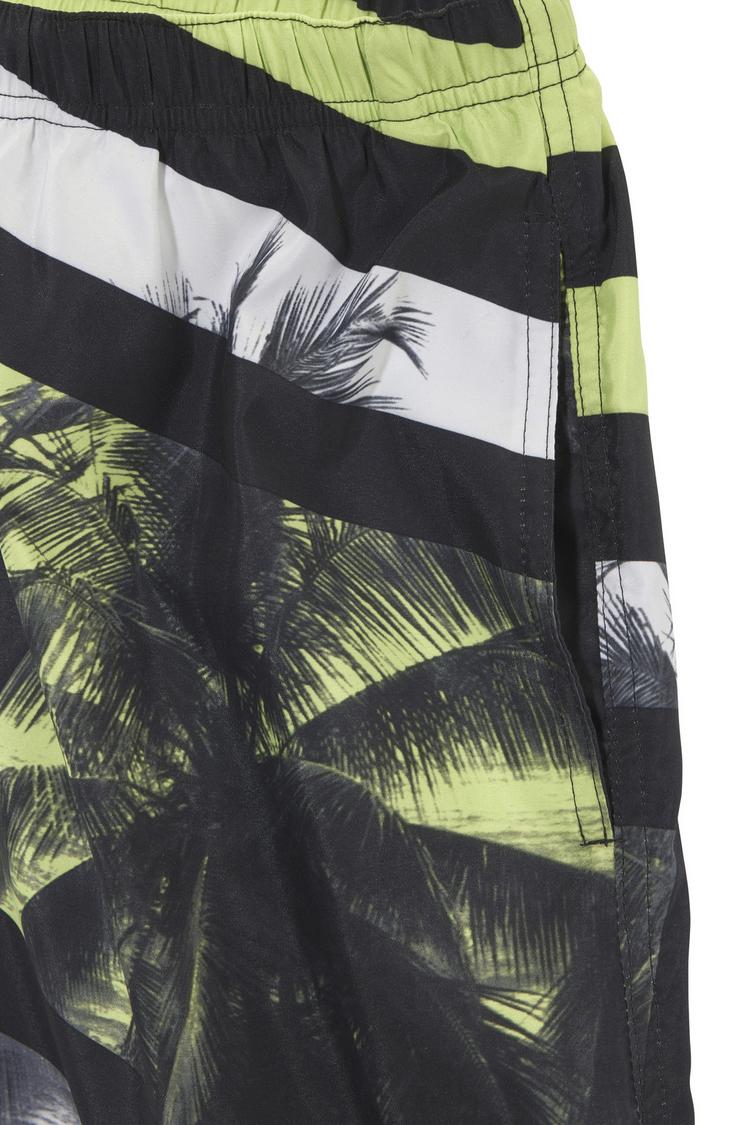 John Devin John Devin Badeshorts Badehose Herren - schwarz-lime - 0 | SportScheck