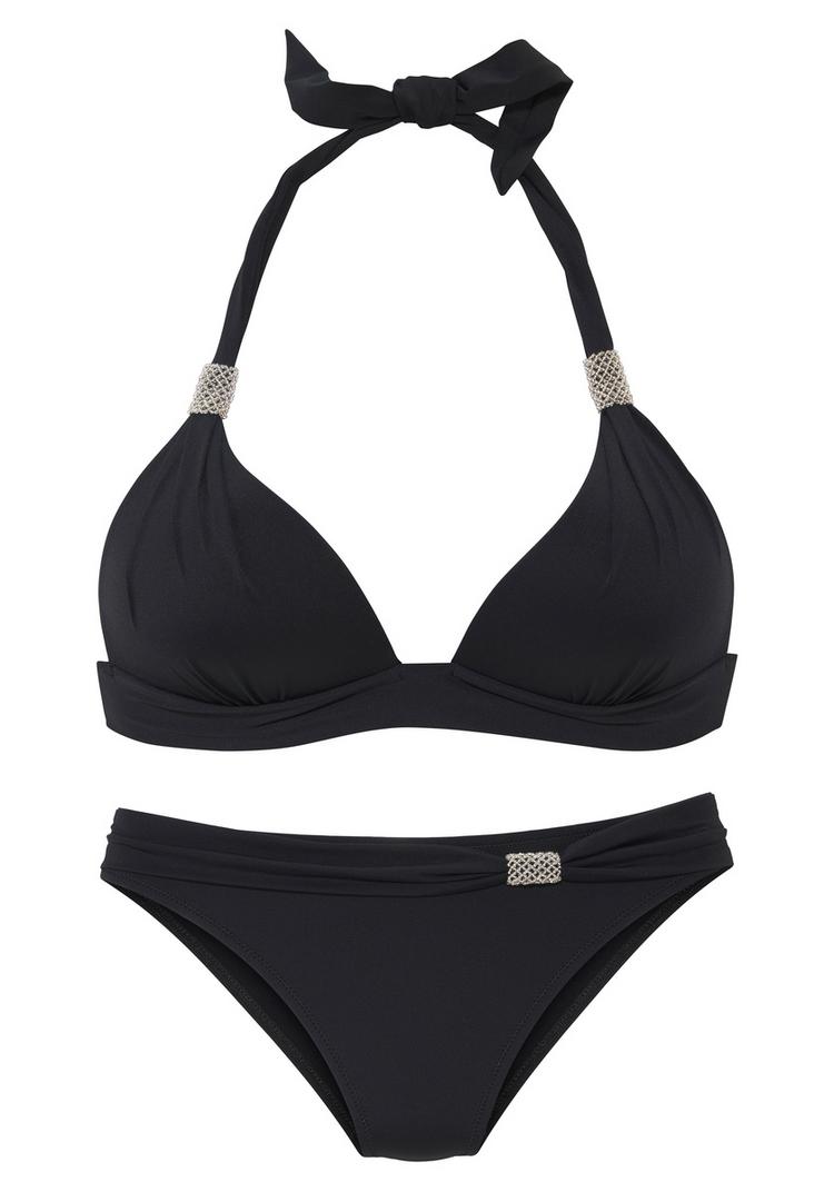 Lascana Lascana Triangel-Bikini Bikini Set Damen - schwarz - 1 | SportScheck