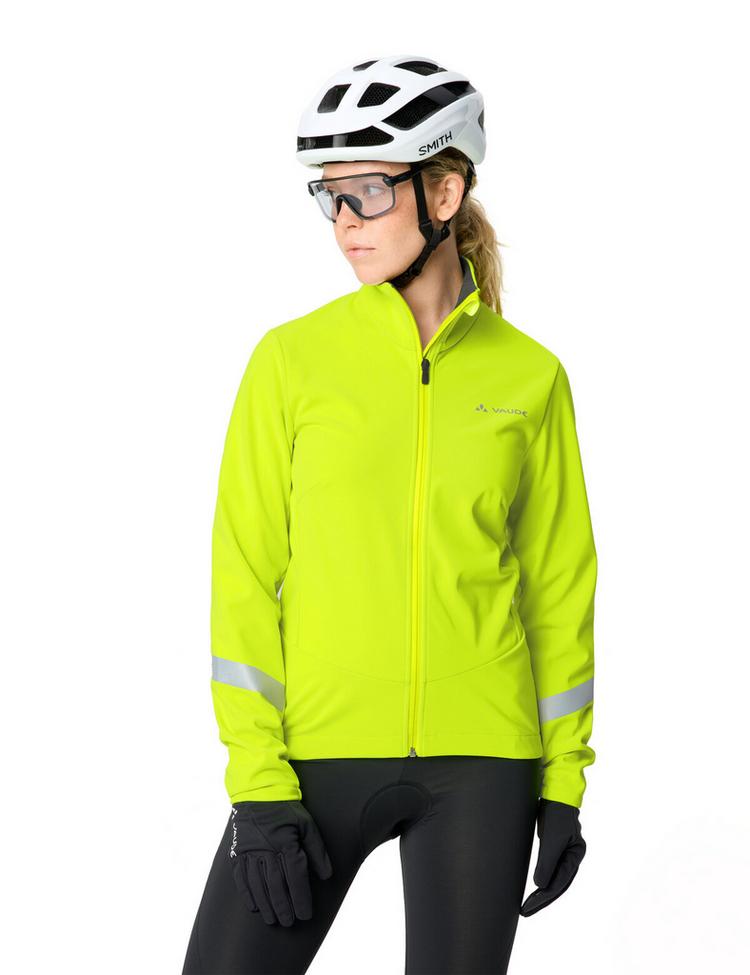VAUDE VAUDE Women's Matera Softshell Jacket III Fahrradjacke Damen - neon yellow - 2 | SportScheck