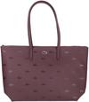 Lacoste L SHOPPING BAG Shopper Damen - Bordeaux