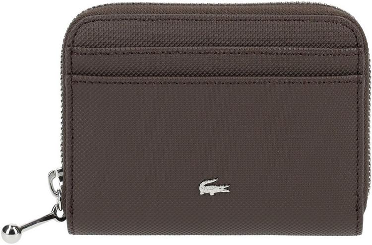 Lacoste Lacoste XS ZIP COIN WALLET Geldbeutel Damen - Dunkelbraun - 0 | SportScheck