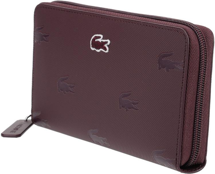 Lacoste Lacoste L ZIP WALLET Geldbeutel Damen - Bordeaux - 0 | SportScheck