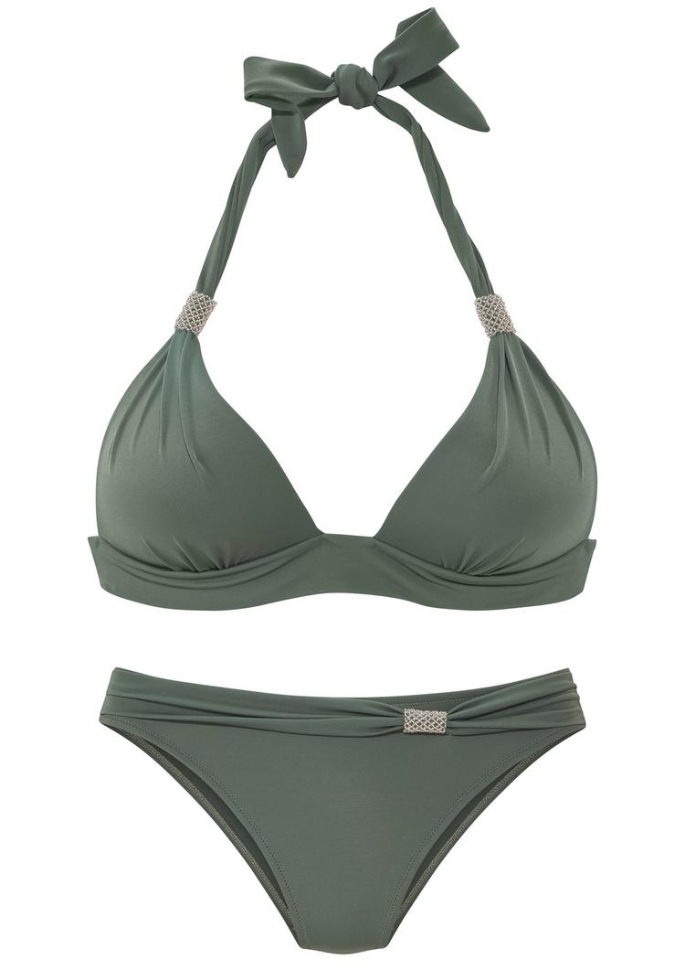 Lascana Lascana Triangel-Bikini Bikini Set Damen - olive - 0 | SportScheck