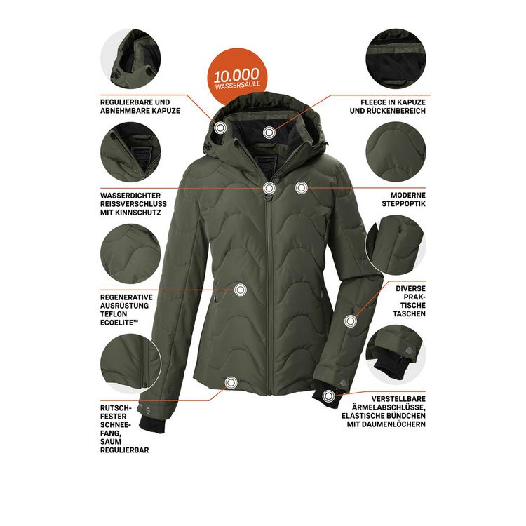 KILLTEC KILLTEC Skijacke Damen - Gr&uuml;n2085 - 3 | SportScheck
