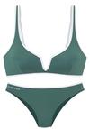 ELBSAND Triangel-Bikini Bikini Set Damen - petrol