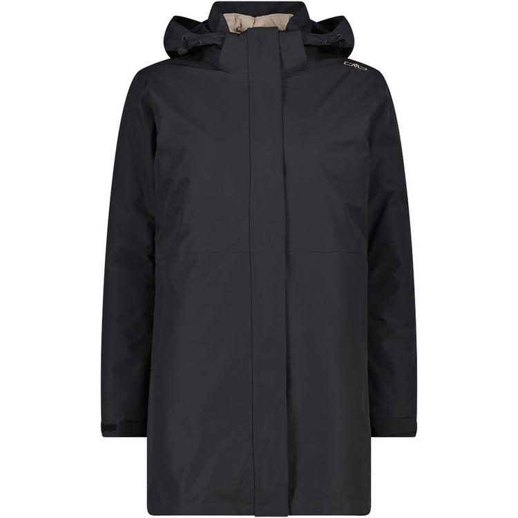 CMP CMP WOMAN PARKA ZIP HOOD DETACHABLE INN Funktionsjacke Damen - Anthrazit0530 - 0 | SportScheck