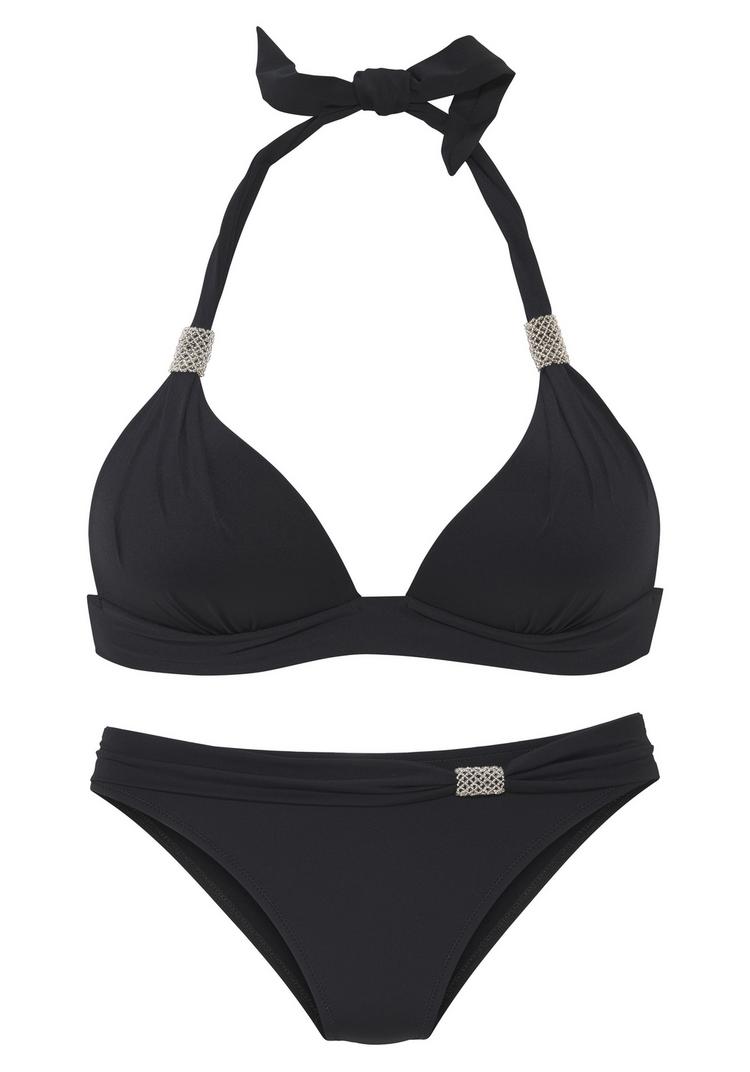 Lascana Lascana Triangel-Bikini Bikini Set Damen - schwarz - 0 | SportScheck
