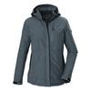 KILLTEC Funktionsjacke mit abzippbarer Kapuze Softshelljacke Damen - Blau305