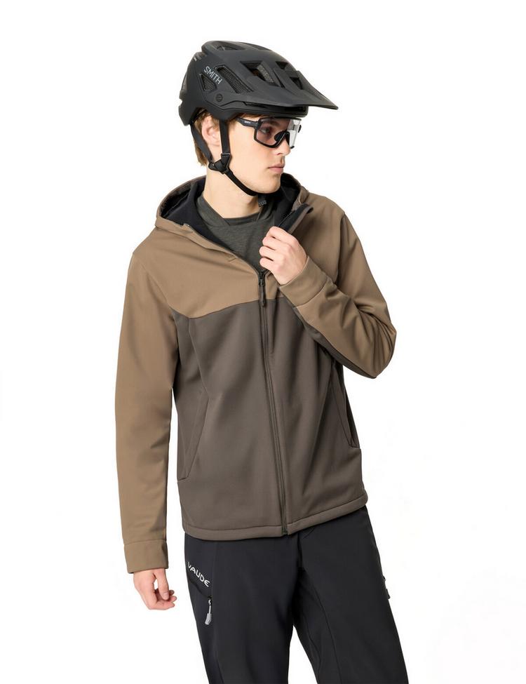 VAUDE VAUDE Men's Qimsa Hooded Softshell Jacket II Fahrradjacke Herren - oat - 2 | SportScheck