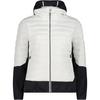 CMP WOMAN JACKET HYBRID FIX HOOD Funktionsjacke Damen - Wei&szlig;956