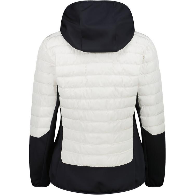 CMP CMP WOMAN JACKET HYBRID FIX HOOD Funktionsjacke Damen - Wei&szlig;956 - 0 | SportScheck