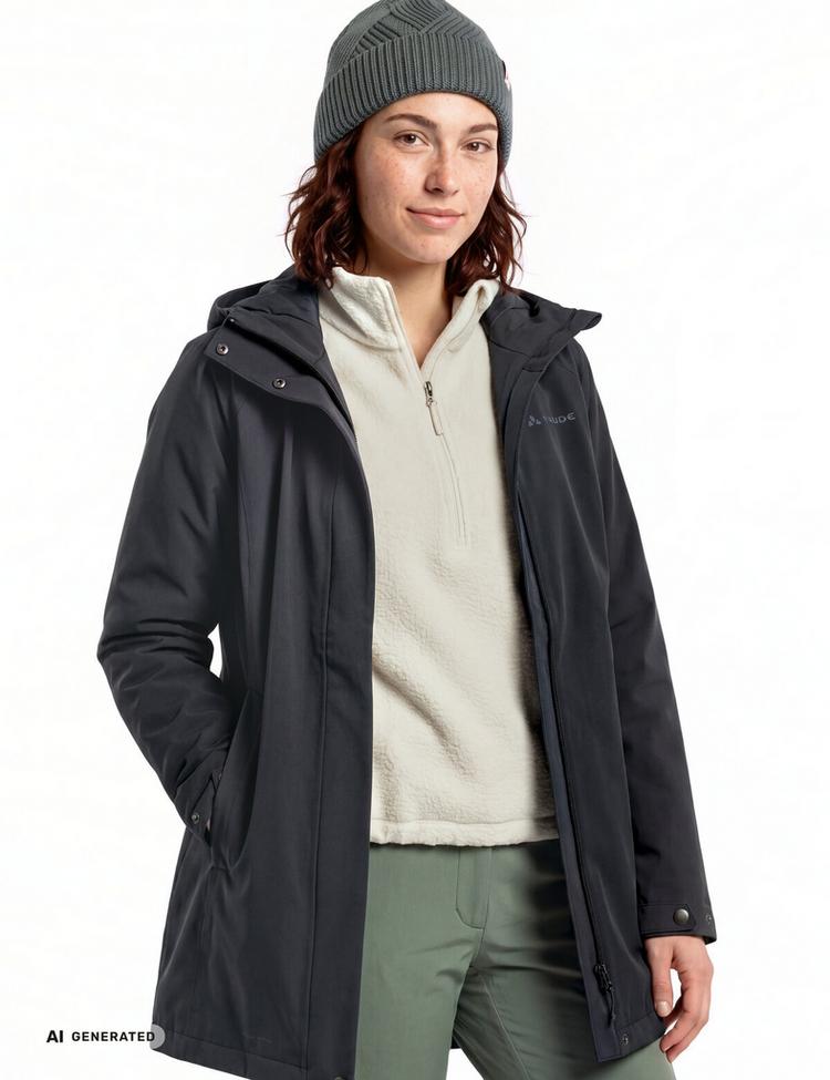 VAUDE VAUDE SE Women's Abelia Coat II Outdoorjacke Damen - black - 2 | SportScheck
