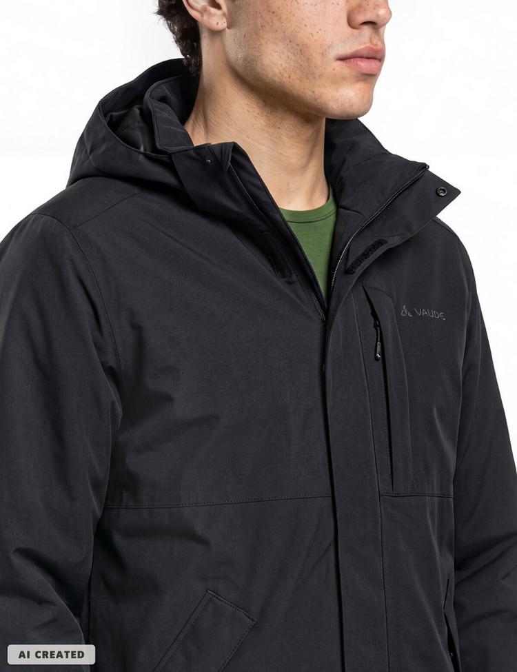 VAUDE VAUDE SE Men's Abelia Parka II Outdoorjacke Herren - black - 1 | SportScheck
