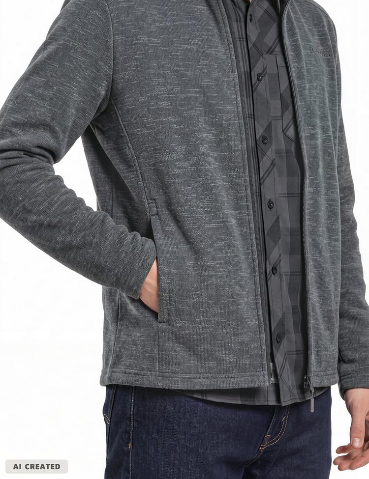 VAUDE VAUDE SE Men's Tikoma Fleece Jacket II Outdoorjacke Herren - pewter grey - 0 | SportScheck