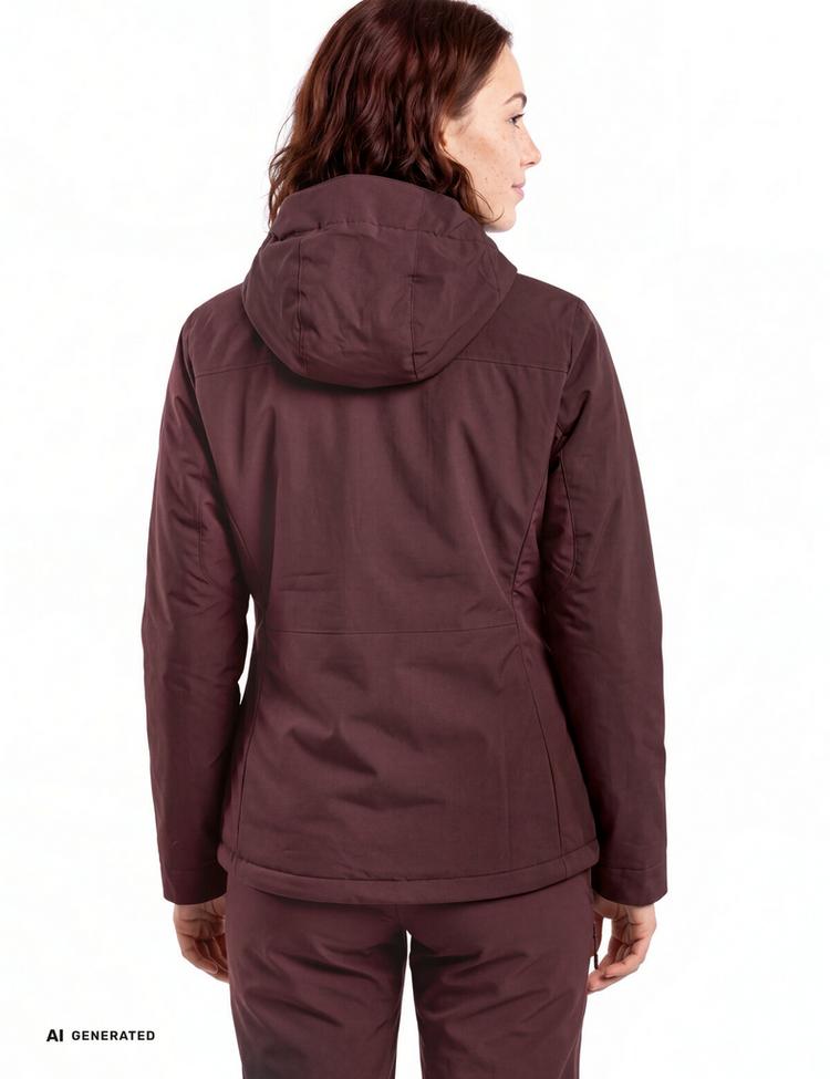 VAUDE VAUDE SE Women's Morkon Wool-lined Jacket Outdoorjacke Damen - dark oak - 1 | SportScheck