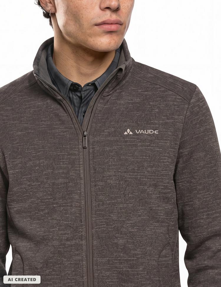 VAUDE VAUDE SE Men's Tikoma Fleece Jacket II Outdoorjacke Herren - deer brown - 0 | SportScheck