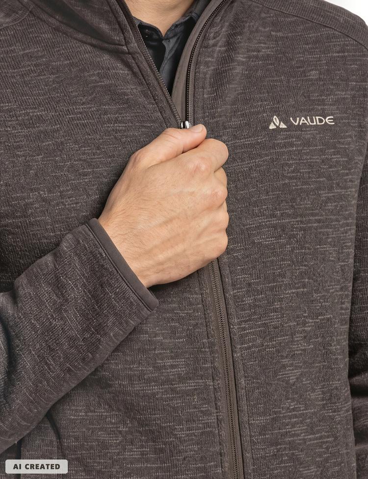 VAUDE VAUDE SE Men's Tikoma Fleece Jacket II Outdoorjacke Herren - deer brown - 1 | SportScheck