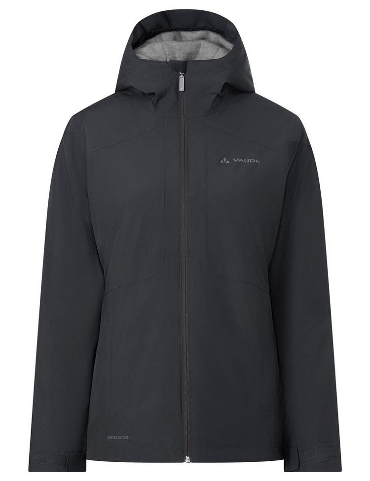 VAUDE VAUDE SE Women's Morkon Wool-lined Jacket Outdoorjacke Damen - phantom black - 0 | SportScheck