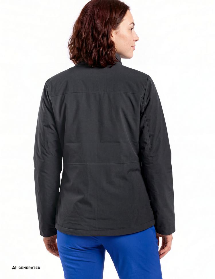 VAUDE VAUDE SE Women's Morkon Wool-lined Jacket Outdoorjacke Damen - phantom black - 1 | SportScheck
