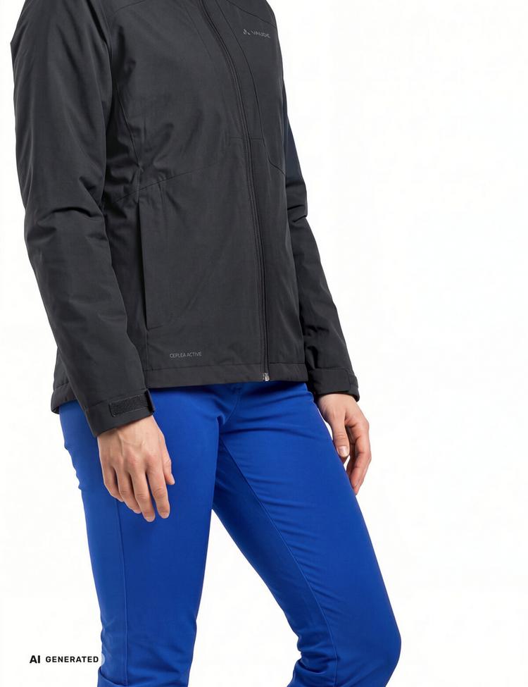 VAUDE VAUDE SE Women's Morkon Wool-lined Jacket Outdoorjacke Damen - phantom black - 0 | SportScheck